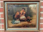 mooi 19-de eeuws schilderij J TAYLOR, Ophalen of Verzenden