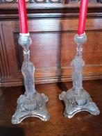 2 chandeliers, Antiquités & Art, Antiquités | Bougeoirs, Enlèvement ou Envoi, Verre