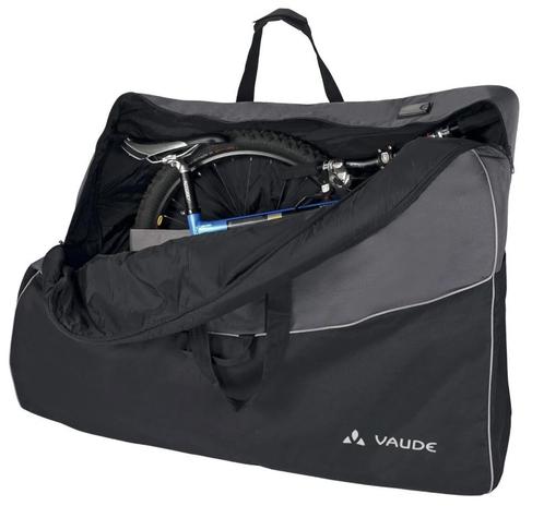 Vaude Big Bike Bag Fiets Transporttas - black/anthracite, Fietsen en Brommers, Fietsaccessoires | Fietstassen, Nieuw, Ophalen