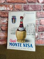 Carton publicitaire monte nisa Chianti, Collections, Enlèvement ou Envoi