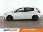 Peugeot 308 1.5 Blue-HDi GT Pack (bj 2021, automaat), Gebruikt, Euro 6, Alcantara, Wit