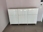 Ikea BESTA dressoir - glanzend wit - 6 deuren, Ophalen, Overige materialen, Zo goed als nieuw, 200 cm of meer