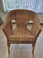 Rotan zeteltje, Huis en Inrichting, Fauteuils, Ophalen, Minder dan 75 cm, Riet of Rotan, 50 tot 75 cm