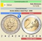 2€ commémorative Vatican 2008, Ophalen, Vaticaanstad, Setje