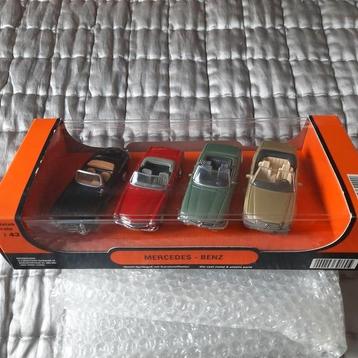 MERCEDES BENZ CABRIOs*4 st.COLLECTOR PACK*1/43*NEW*NEWRAY* beschikbaar voor biedingen