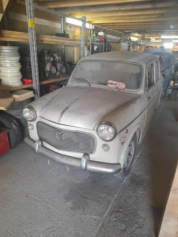 oldtimers Fiat 1100, Auto's, Fiat, 4 deurs, Blauw, Handgeschakeld, Particulier