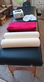 Massagetafel ÷ knierollen, xl handdoek, hoesjes hoofdsteun, Enlèvement, Table de massage