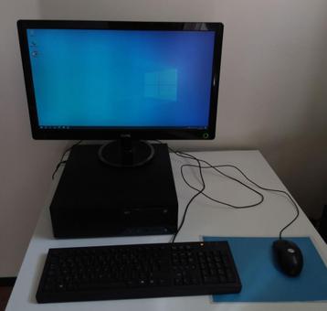 Windows 10 Desktop PC 2TB HDD / 24" scherm BenQ V2420H beschikbaar voor biedingen