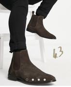 Zara suède Chelsea-laarzen - Bruin, Zara, Ophalen of Verzenden, Nieuw