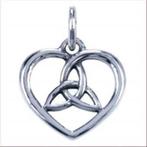 Liefde en verbondenheid in symbolische hanger van zilver, Handtassen en Accessoires, Nieuw, Ophalen of Verzenden, Zilver, Kruis of Symbool