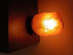 Zoutsteenlamp, Huis en Inrichting, Lampen | Tafellampen, Minder dan 50 cm, Zo goed als nieuw, Ophalen