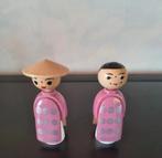 Lief Vietnamees Kokeshi paartje, Antiek en Kunst, Kunst | Beelden en Houtsnijwerken, Verzenden