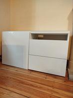 IKEA Besta: witte tv- buffet, Ophalen, Glas