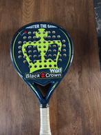Black crown wolf padel racket, Sports & Fitness, Enlèvement ou Envoi