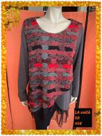 Trui/tuniek dames 50.  La Voila, Ophalen of Verzenden, Zo goed als nieuw, Maat 46/48 (XL) of groter, Rood