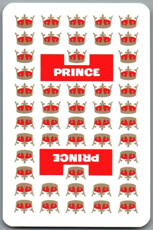 speelkaart - LK12386 - Prince, Verzamelen, Speelkaarten, Jokers en Kwartetten, Zo goed als nieuw, Speelkaart(en), Verzenden
