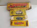 Dinky Toys, JRD, CIJ, 4 Boites Made in France, Verzamelen, Overige Verzamelen, Ophalen of Verzenden, Gebruikt