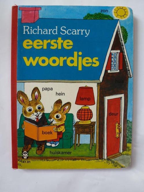 Eerste woordjes Richard Scarry, Livres, Livres pour enfants | 4 ans et plus, Utilisé, Non-fiction, Garçon ou Fille, Enlèvement ou Envoi