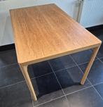 Keukentafel in eiken fineer, Ophalen, 100 tot 150 cm, Eikenhout, Eiken fineer