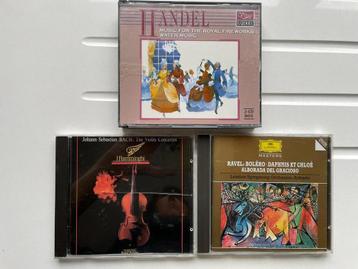 Trio van CD’s met klassieke muziek