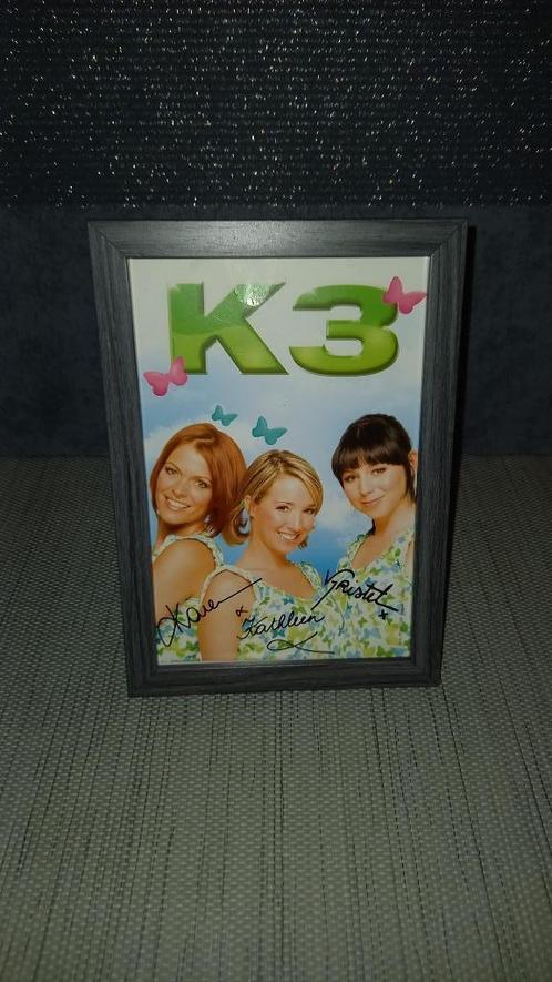 K3 kader, Verzamelen, Muziek, Artiesten en Beroemdheden, Gebruikt, Foto of Kaart, Ophalen of Verzenden