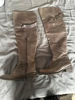 Cuissardes en cuir 39, Enlèvement ou Envoi, Brun, Porté, Bottes hautes