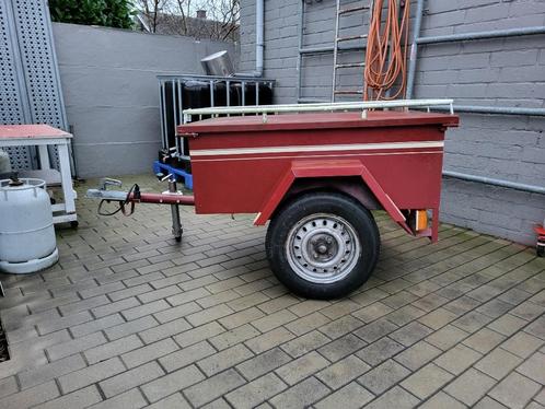 metalen aanhanger met deksel, Auto diversen, Aanhangers en Bagagewagens, Gebruikt, Ophalen