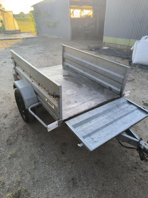 Aanhangwagen  750KG  kipper, Auto diversen, Aanhangers en Bagagewagens, Zo goed als nieuw, Ophalen