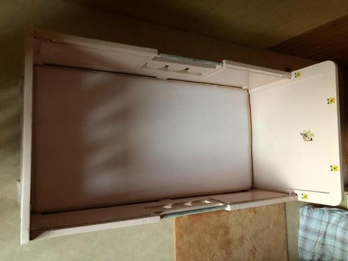 historisch kinderbedje, Kinderen en Baby's, Kinderkamer | Bedden, Gebruikt, Minder dan 140 cm, Minder dan 70 cm, Lattenbodem, Matras