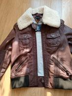 Tommy Hilfiger veste cuir style pilote col amovible, Enlèvement ou Envoi, Neuf