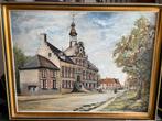 Schilderij Gemeentehuis Kaprijke Herman De Rudder, Ophalen of Verzenden