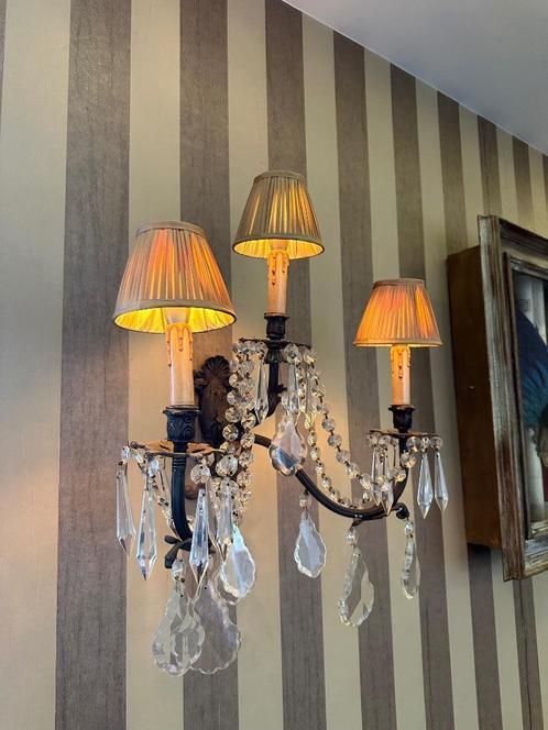 Wandlampen, Huis en Inrichting, Lampen | Wandlampen, Nieuw, Glas, Metaal, Ophalen