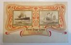 oude originele postkaart red star line, Verzamelen, Verzenden