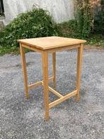 Houten statafel, met haakje voor handtas, Ophalen, Gebruikt