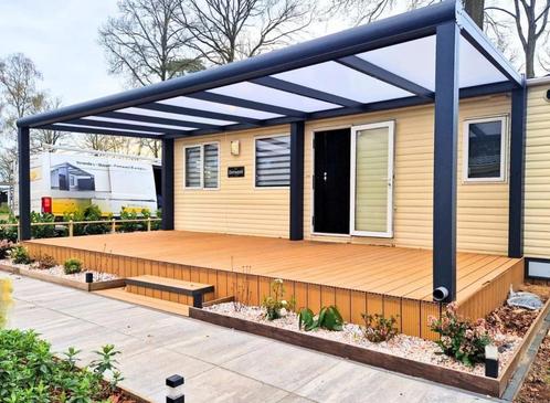 Carport Terrasoverkappingen en glazen schuifwanden veranda, Tuin en Terras, Overkappingen, Nieuw, Veranda, Ophalen of Verzenden