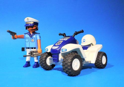 PLAYMOBIL - strand Politie met Quad - 1 Klicky - Vintage -, Kinderen en Baby's, Speelgoed | Playmobil, Ophalen