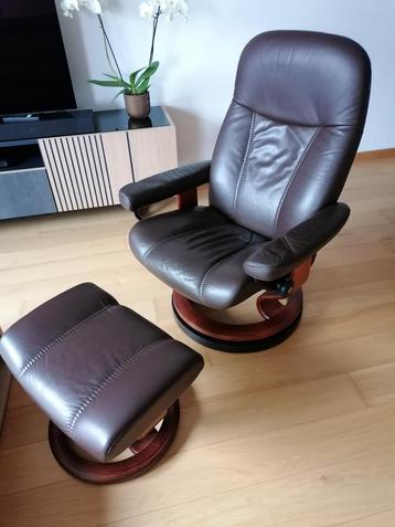 2 fauteuils Stressless Ekornes avec ses reposes pieds dans u beschikbaar voor biedingen