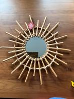 Spiegel bamboe BOHO - Ibiza style NIEUW, Huis en Inrichting, Ophalen, Rond, Nieuw, Minder dan 100 cm