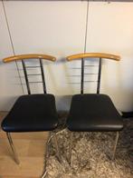 2 stoelen, Ophalen, Gebruikt, Twee, Zwart