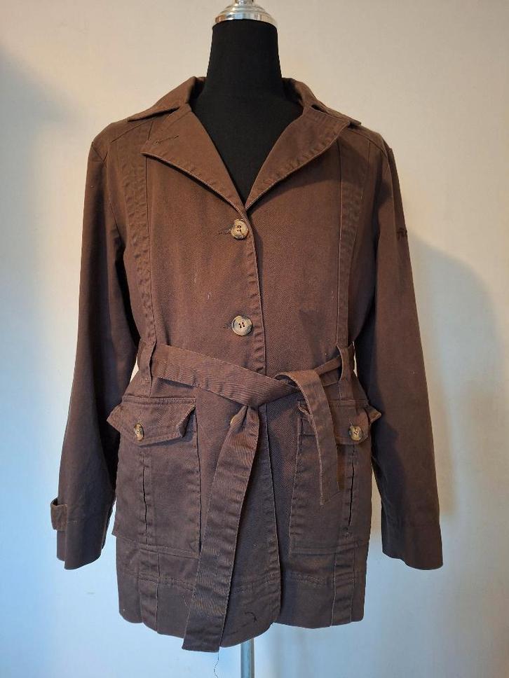 Etam Outdoor trenchcoat - Bruin - Maat XXL, Kleding | Dames, Jassen | Winter, Gedragen, Maat 46/48 (XL) of groter, Bruin, Verzenden