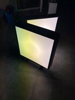 Grote stevige aluminium  reclame lichtbakken 80x80cm, Ophalen, Gebruikt
