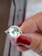 Nieuwe ring, 4 karaat moissaniet, Verzenden, Wit, Nieuw, 17 tot 18