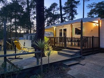 Location Mobil home Climatisé Cap Ferret (France), Lave-vaisselle, Mer, Village