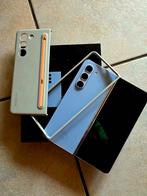 Samsung Z Fold 5 icy Blue 256GB factuur garantie extras, Telecommunicatie, Ophalen of Verzenden, Zo goed als nieuw