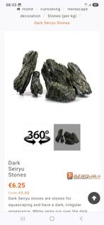 Dark Seiryu Stones aquarium, Ophalen, Zo goed als nieuw, Plant(en), Steen of Hout