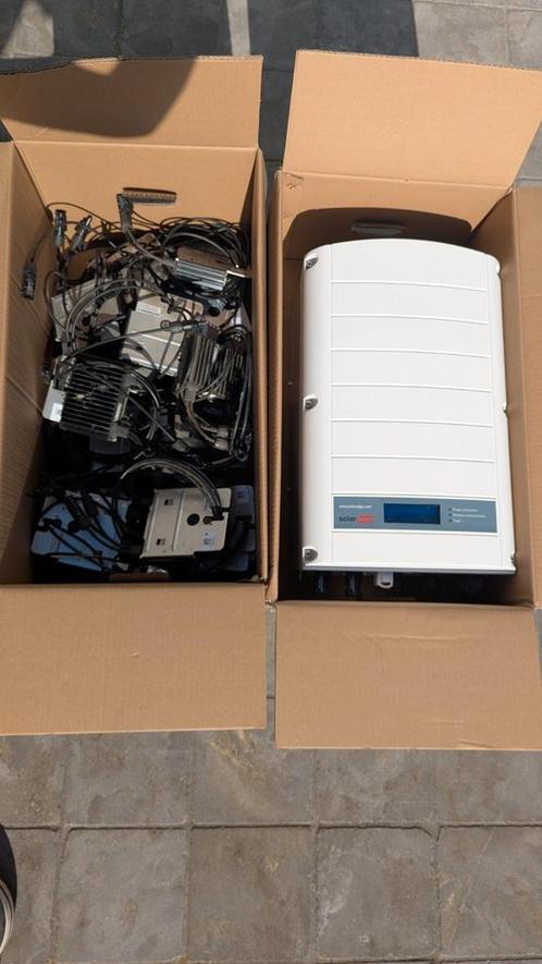 Solar Edge omvormer 7kw + 20 Solar Edge optimizers, Doe-het-zelf en Bouw, Zonnepanelen en Toebehoren, Gebruikt, Ophalen
