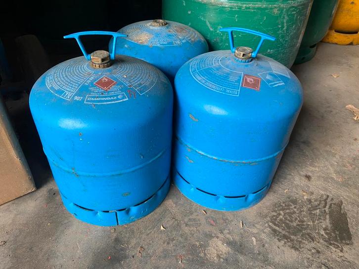 Campingaz gasflessen model 907 en 904, Caravans en Kamperen, Kampeeraccessoires, Gebruikt, Ophalen