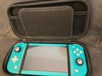 Nintendo switch lite turquoise, Ophalen, Turquoise, Zo goed als nieuw, Met beschermhoes of tas