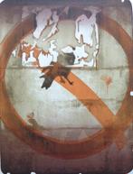 VEERLE ROOMS / VERBODEN NATUUR / KLEURLITHO / 45x35cm / SIG, Antiek en Kunst, Kunst | Litho's en Zeefdrukken, Ophalen of Verzenden