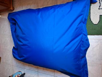 Zitzak, sit on it, blauw, Huis en Inrichting, Zitzakken, Ophalen, Zo goed als nieuw, Blauw, Zitzak